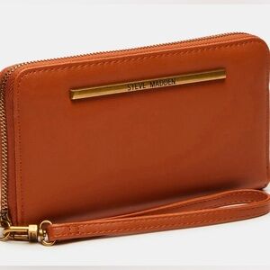 🧡🤎NWT—STEVE MADDEN RUST ZIPEE WALLET/WRISTLET🧡🤎